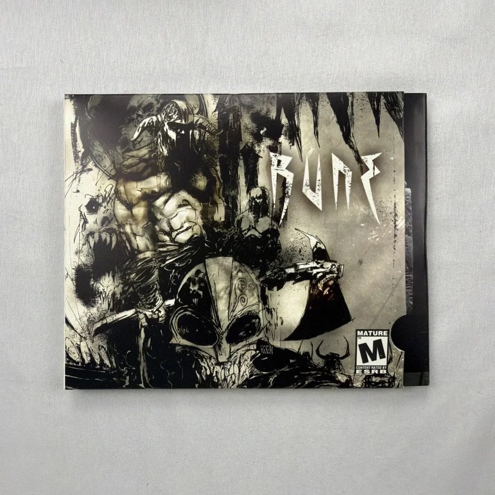 Rune PC Video Game 2000 Humanhead Vintage BIG BOX